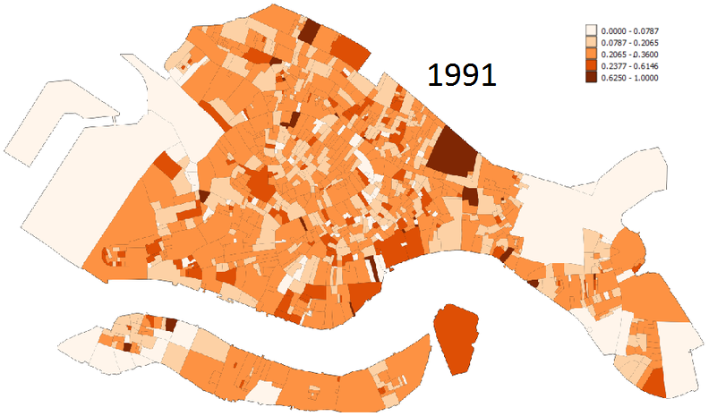 Percent Elderly by Census Tract