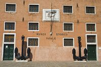 The Italian Navy produced ships practically on an assembly line during World War II. The museum displays artifacts from this time period.