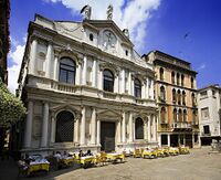 The Scuola di San Giovanni Evangelista is a confraternity that was founded in 1261 in the church of Sant'Aponal.